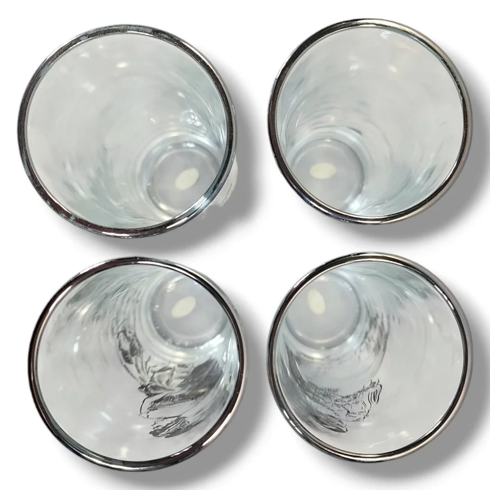 Victorian‎ Trading Co Gibson Girl Highball Weighted Base Glasses Set of 4